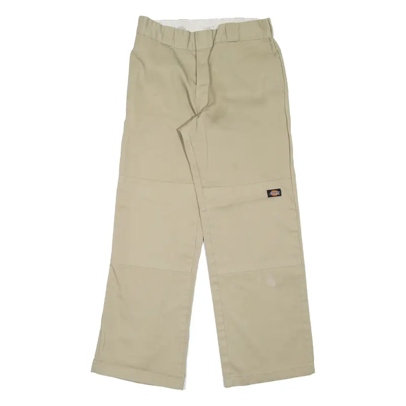 DICKIES Workwear Mens Trousers Beige Loose Straight W31 L30