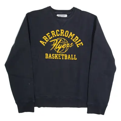 ABERCROMBIE & FITCH Mens Sweatshirt Grey S