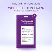 【J】Toothgeek Mint Pap Teeth Strips 7 Days Effective Teeth To be White Mild and no residue Funny stickers