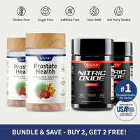 2x Ultimate Men's Health Bundle - Snap Supplements - Prostate Health + Nitric Oxide Booster - Natural Supplement Capsules - S...