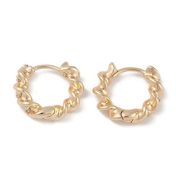 Brass Hoop Earrings
