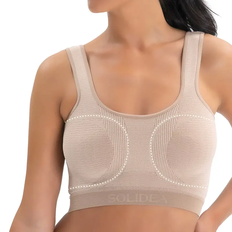 Solidea Silver Wave Secret Skin Micromassage Bra Natur 5XL