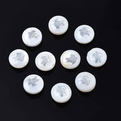 Natural Freshwater Shell Beads