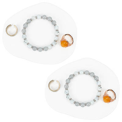 Gesso Irregular Jewelry Display Plate