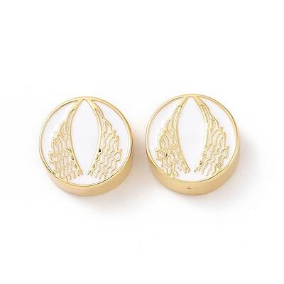 Brass Enamel Beads