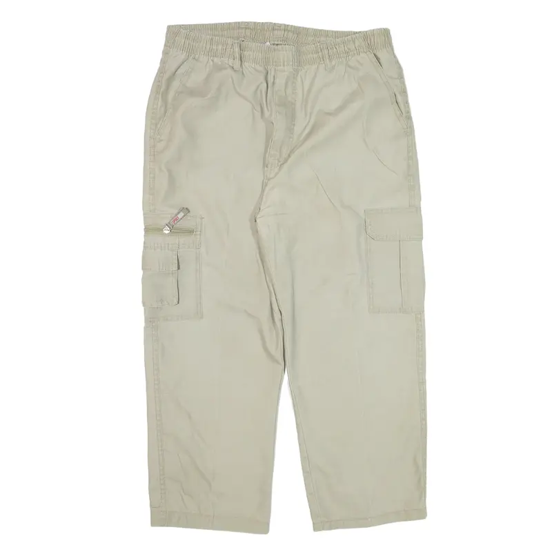 LANZANS Cargo Trousers Green Relaxed Straight Womens W30 L23