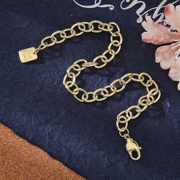 Brass Cable Chain Bracelets