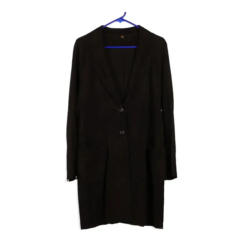 Doxwood Suede Jacket - Large Brown Suede