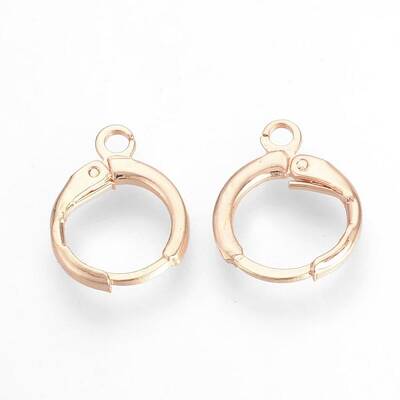 Brass Huggie Hoop Earring Findings