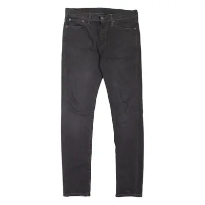 LEVI'S 510 Jeans Mens Black Slim Skinny W33 L34