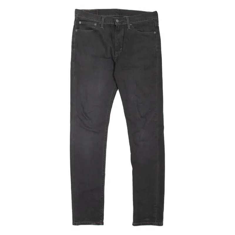 LEVI'S 510 Jeans Mens Black Slim Skinny W33 L34