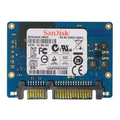 SDSA5AK-064G SanDisk 64GB Multi-Level Cell SATA 6Gb/s M.2 Solid State Drive