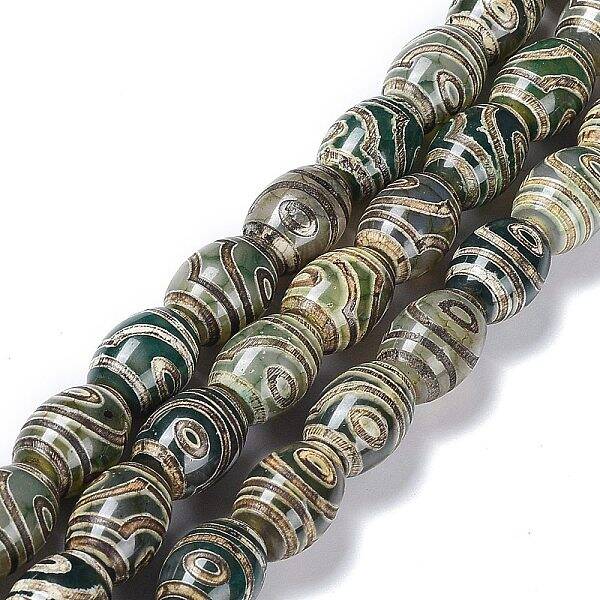 Tibetan Style dZi Beads Strands