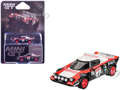 Lancia Stratos HF #4 Markku Alen - Ilkka Kivimaki Winner Rally Sanremo (1978) Limited Edition 1/64 Diecast Model Car by Min...