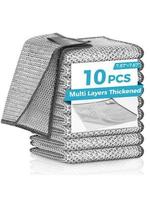 10 double Counts Dishwashing Rags，Multipurpose Non-Scratch Wire Dishcloths for Wet and Dry Use, Reusable Wire Cleaning Clot...
