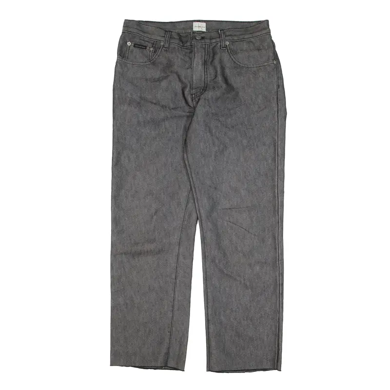 CALVIN KLEIN JEANS Jeans Grey Denim Regular Straight Womens W29 L26