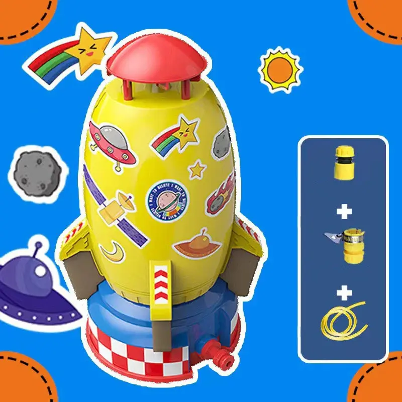 Rocket Launcher Toys Outdoor Rocket Water Pressure Lift Sprinkler Toy Fun Interaction In Garden Lawn Water Spray Toys For Kid...