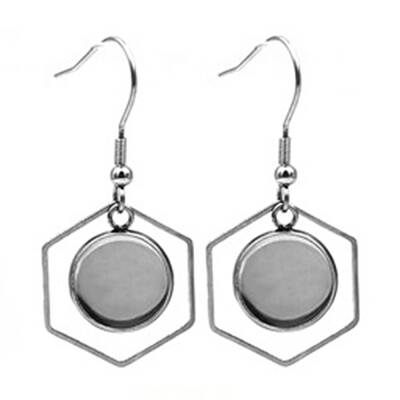 Hollow Stainless Steel Earring Hooks