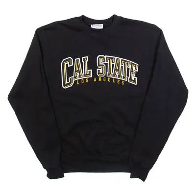 CHAMPION Cal State Mens Sweatshirt Black USA S