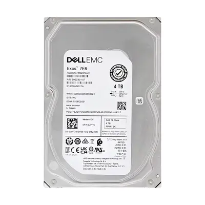 0JVYTJ Dell 4TB 12Gb/s SAS 7200 3.5-Inch Hard Drive