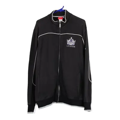 LA Kings Reebok NHL Zip Up - Small Black Cotton Blend