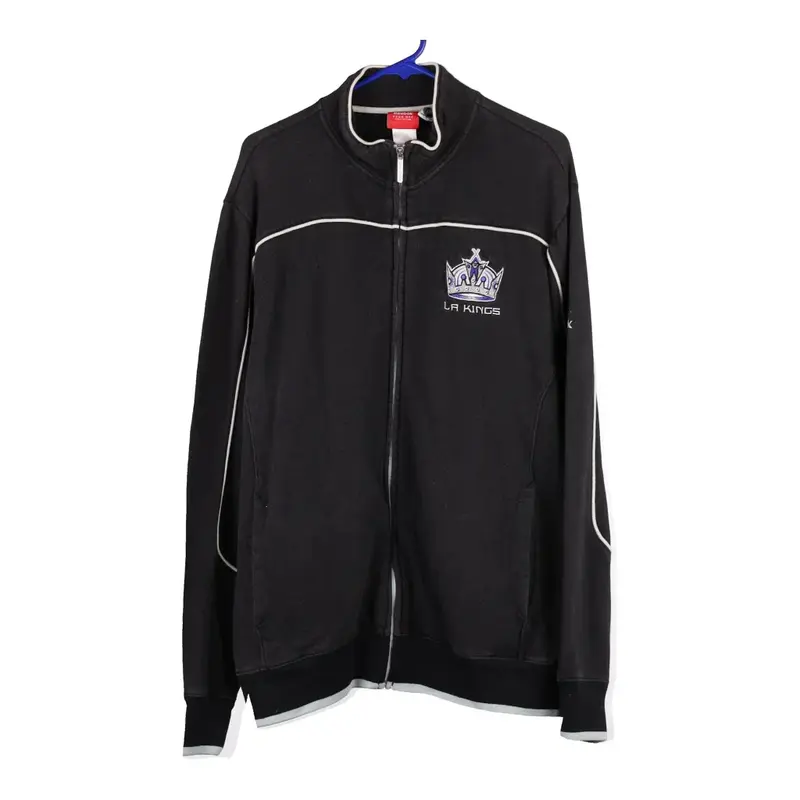 LA Kings Reebok NHL Zip Up - Small Black Cotton Blend