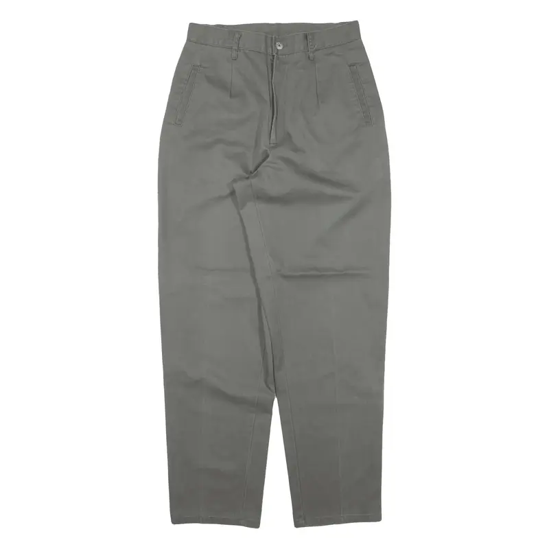 FASHION BUC Trousers Green Regular Tapered Womens W27 L29