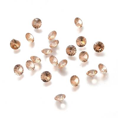 Cubic Zirconia Pointed Back Cabochons