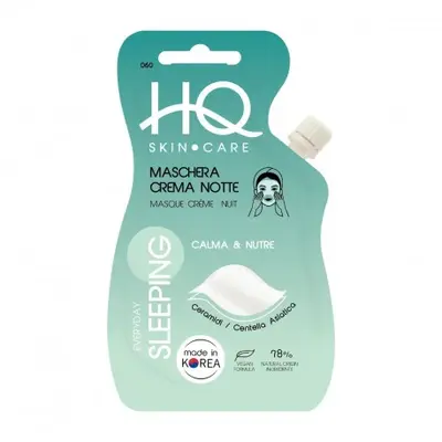 Hq Night Cream Mask Moisturizing and Nourishing with Ceramides and Centella Asiatica 25 ml