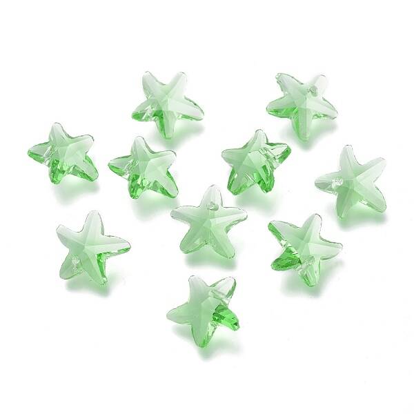 Faceted Glass Charms