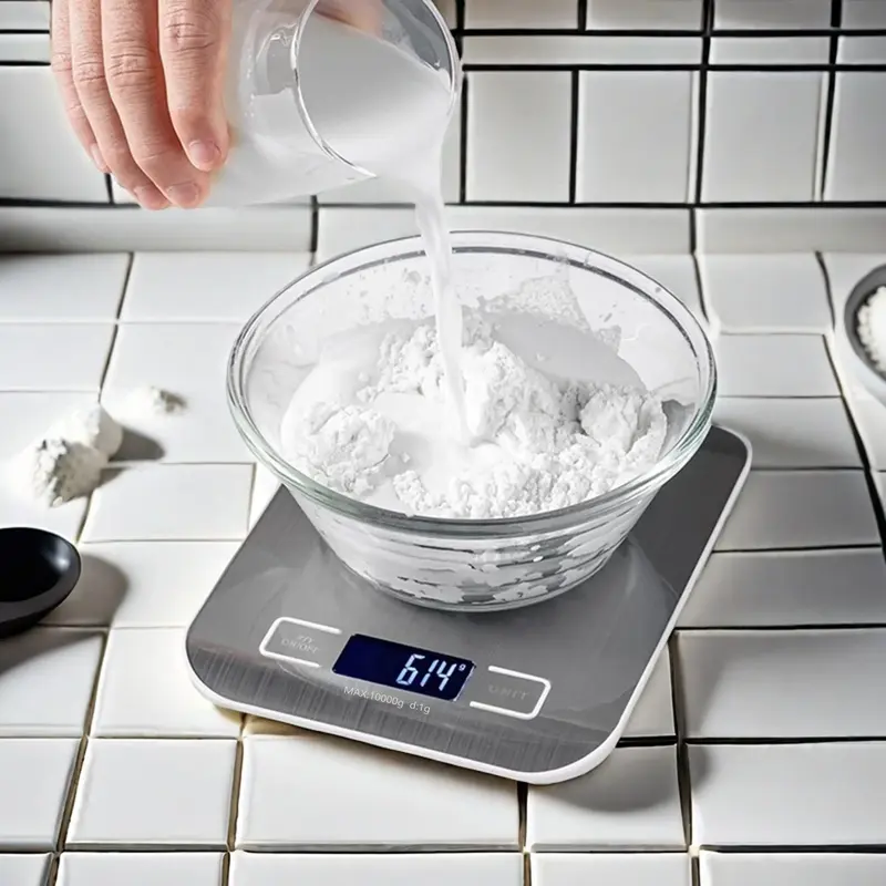 High Precision Digital Kitchen Scale, 1 Count Waterproof Electronic Food Scale, Multifunctional Kitchen Scale for Baking, Coo...