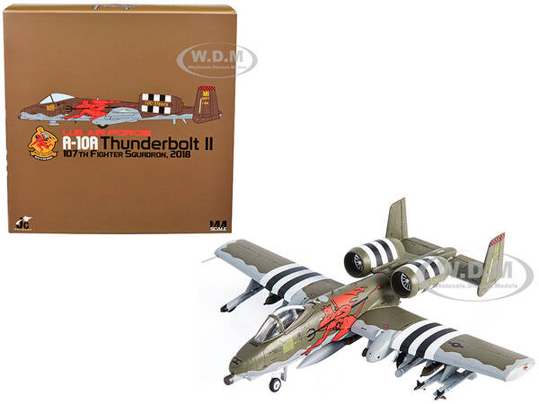 Fairchild Republic A-10A Thunderbolt II Aircraft US Air Force, 107th Fighter Squadron, 100th Anniversary Edition (2018) 1/1...