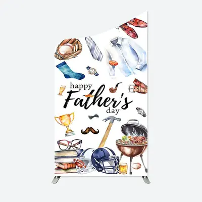 Aperturee Gift Rugby Fathers Day Concave Oblique Arch Backdrop | Chiara Wall Backdrop Diy | Round Arch Backdrop Cover | Custo...