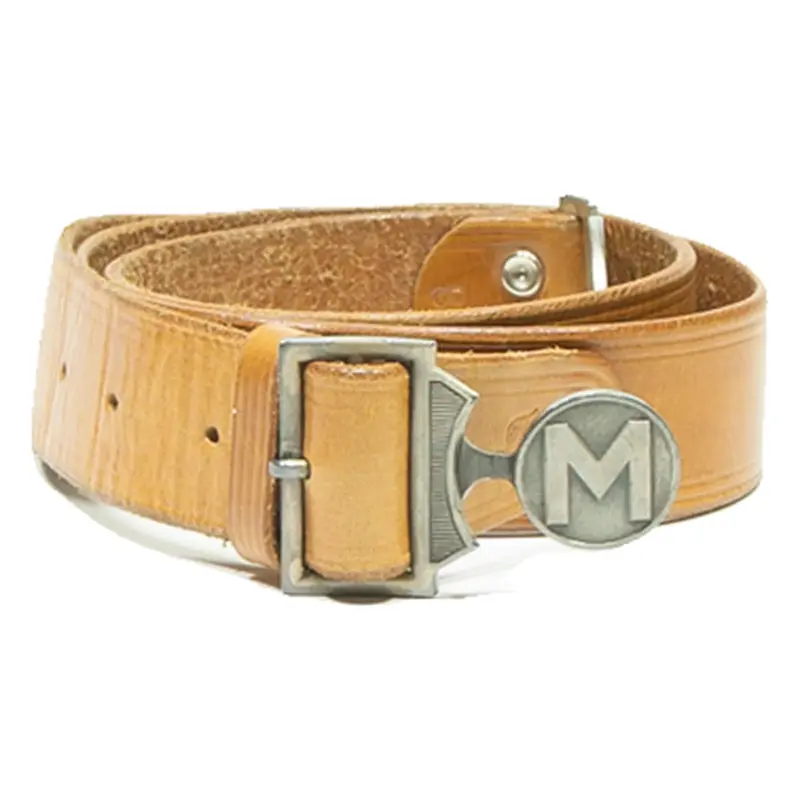 TITLI'S ` Womens Waist Belt Beige Faux Leather 37
