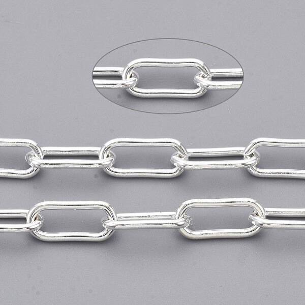Unwelded Iron Paperclip Chains
