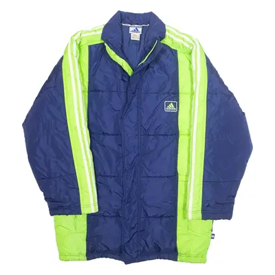 ADIDAS Mens Coat Blue M