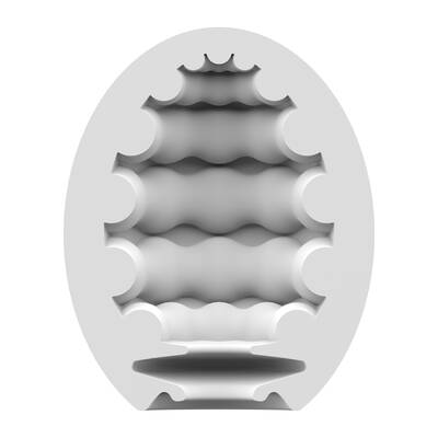 3 Pc Set Masturbator Egg - Riffle - Light Green