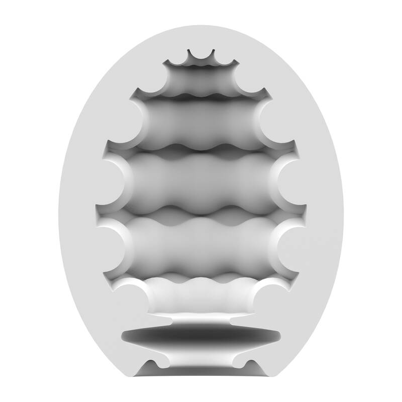 3 Pc Set Masturbator Egg - Riffle - Light Green