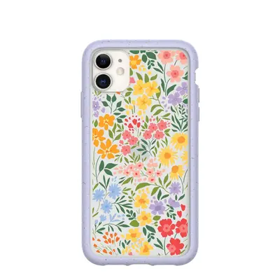 Clear Blooming Wild iPhone 11 Case With Lavender Ridge