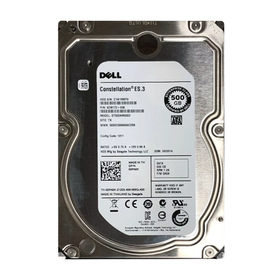2R42K Dell 500GB 6Gb/s SATA 7200 3.5-inch 64MB Hard Drive