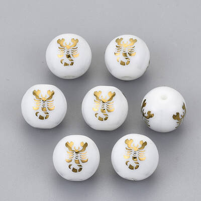 Electroplate Glass Beads