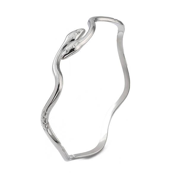 304 Stainless Steel Cuff Bangles for Women