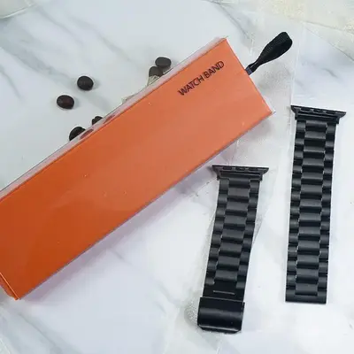 Stainless Steel Watch Band for Summer, Smart Watch Band with Butterfly Clasp, Watch Wristband For Apple iWatch 8/7/6/5/4/3/2/...