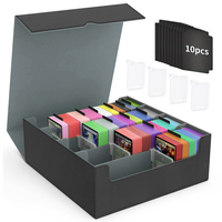 MOVATEK Card Storage Box For Trading Cards With Dedicated Card Supporters, 3000+ Mtg Deck Box, Trading Card Storage Fits For ...