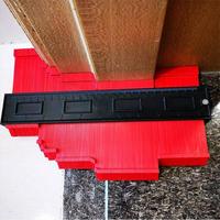 10'' Profile Gauge, Accuracy Copying Gauge with Lock, Irregular Contour Measuring Arc Ruler, Gauge Profile Hardware Tool For ...