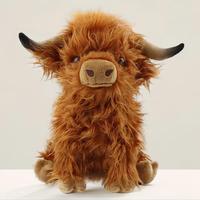 Highland Cow Plush Toy, 1 Count Cute Stuffed Animal Toy, Soft Plush Toy, Comfortable Hand Feel, Best Home Decoration, Gift fo...