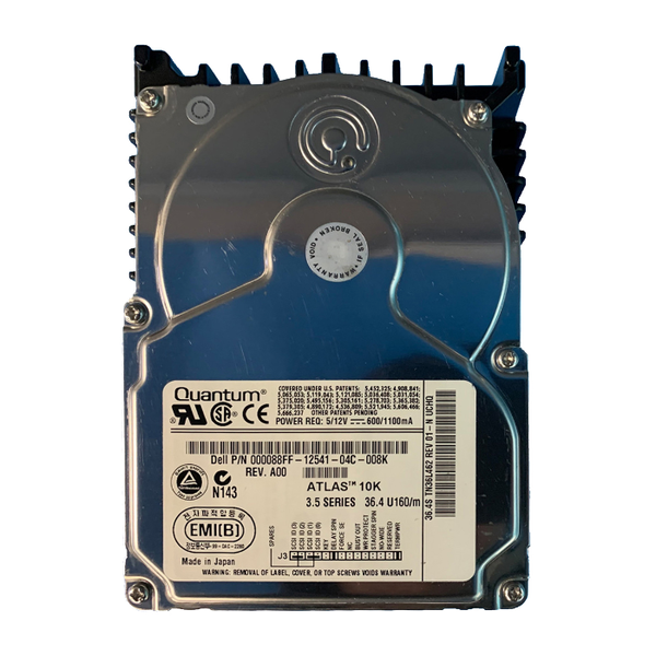 TN36L462 Dell 36.4GB Ultra-160 SCSI 10000 1.6-inch 4MB Hard Drive