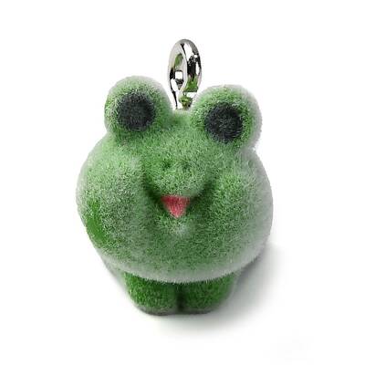 Flocky Animal Resin Pendants