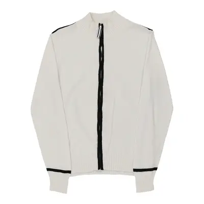 Age 14 Colmar Zip Up - Large White Cotton | Size: large