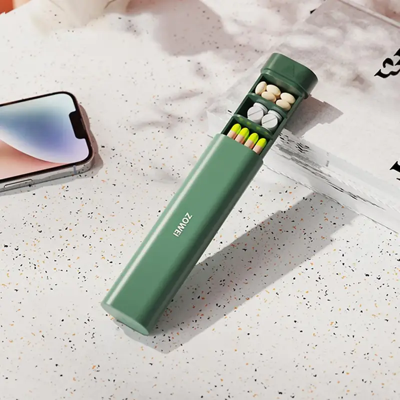 Weekly Pill Organizer, 1 Count Portable Mini 7-day Medicine Storage Box, Multi-grid Medicine Organizer for Travel & Daily Use...